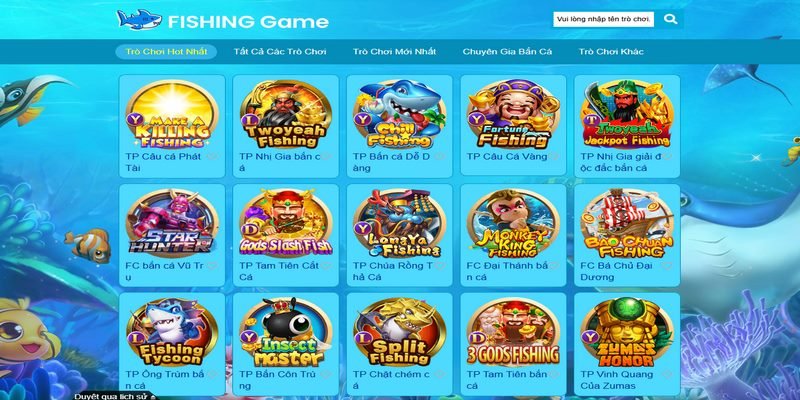 Có nhiều game đặc sắc được ra mắt trên trang chủ